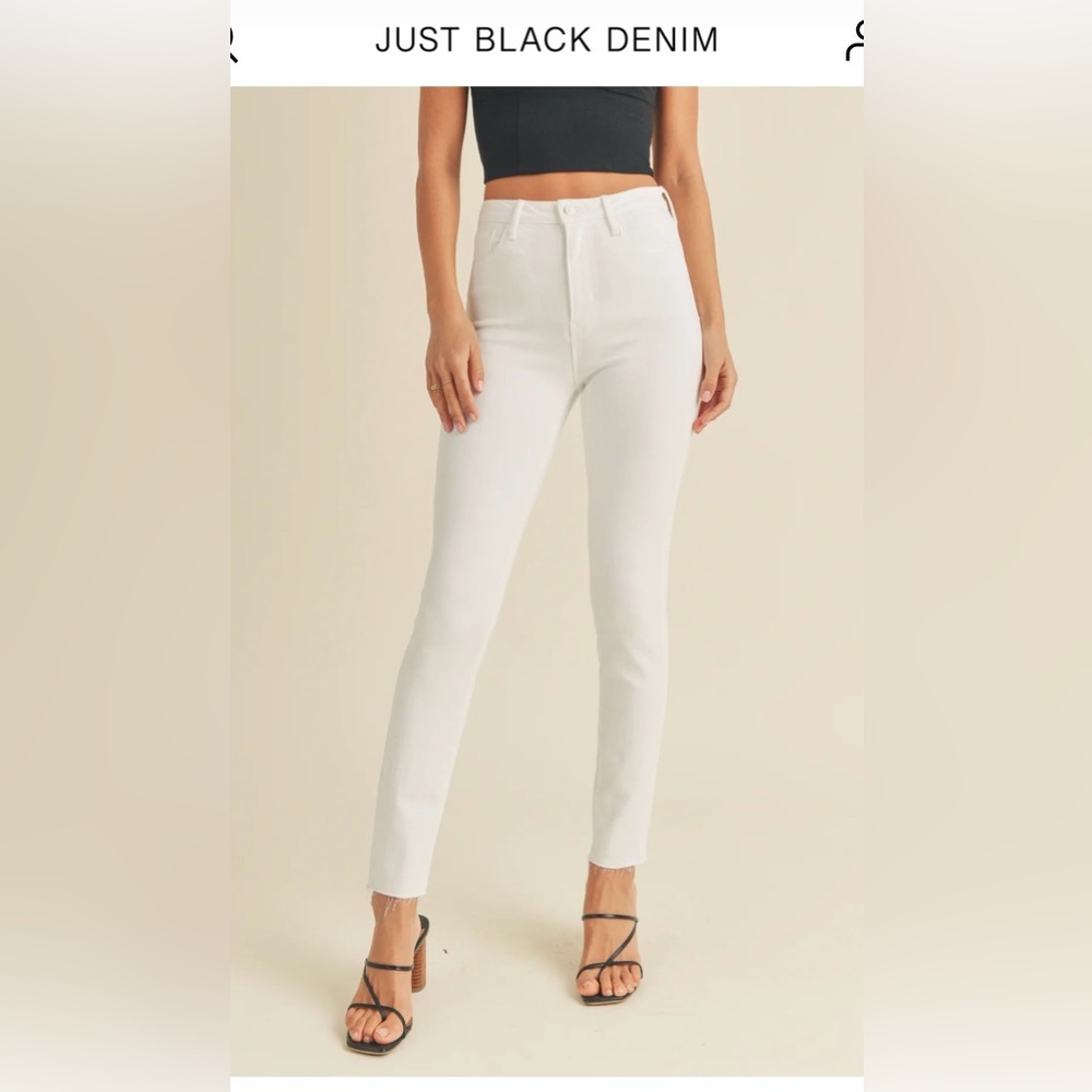 Just Black Denim the soft scissor Skinny Jean sz 30